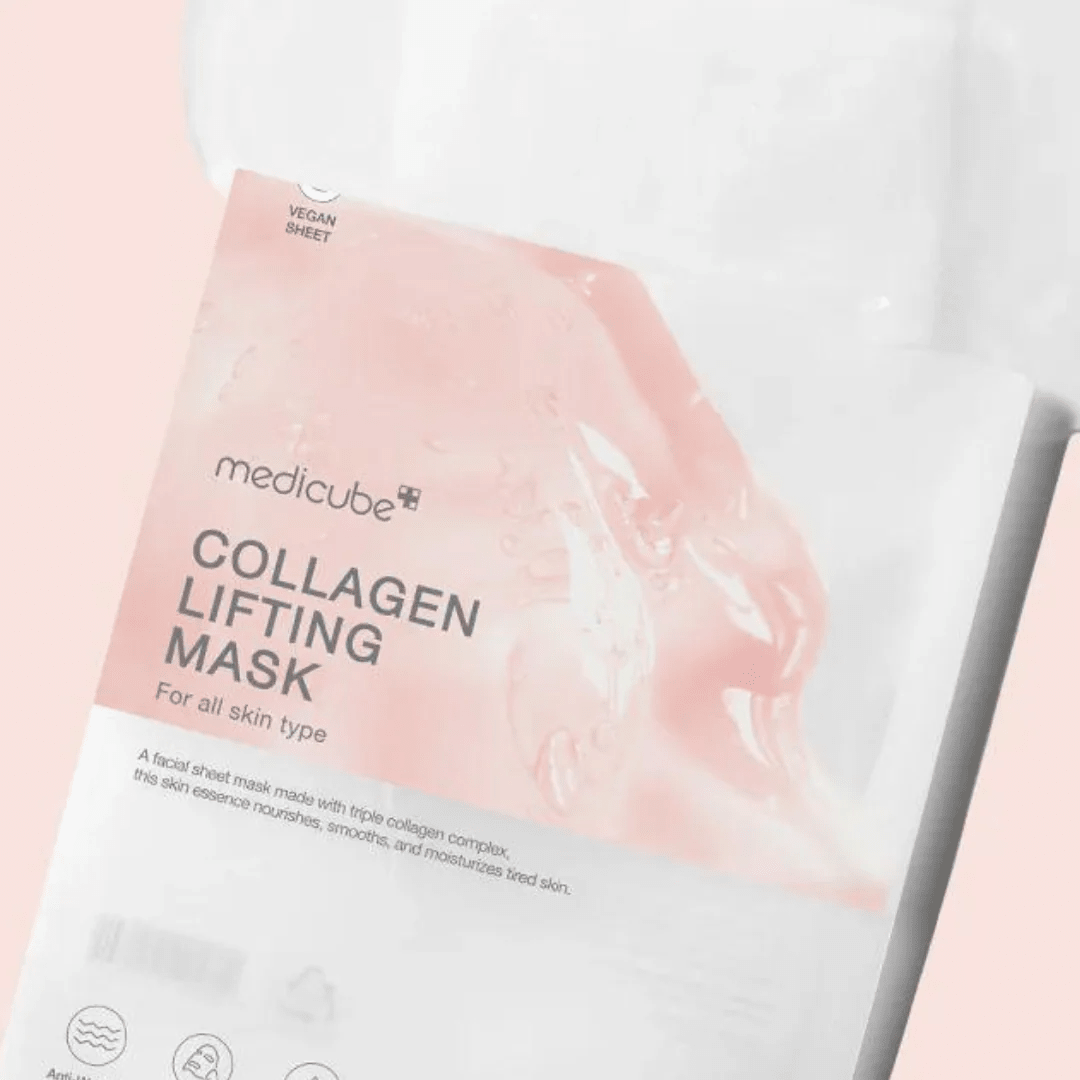 Get Radiant Youthful Skin with Medicube’s Korean Collagen Lifting Mask - AU Beauty Bazaar