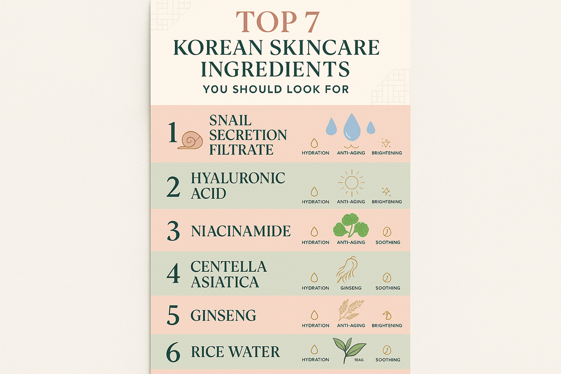 Top 7 Korean Skincare Ingredients You Should Look For - AU Beauty Bazaar