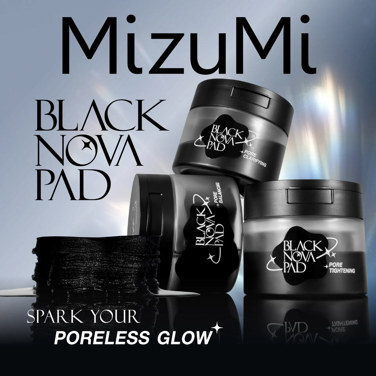 MizuMi Black Nova Pad Pore Clarifying 80 Pads