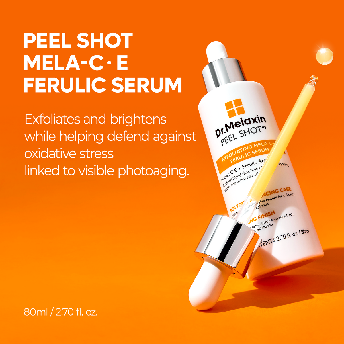 Dr.Melaxin Peel Shot Exfoliating Mela-CE Ferulic Serum 80ml