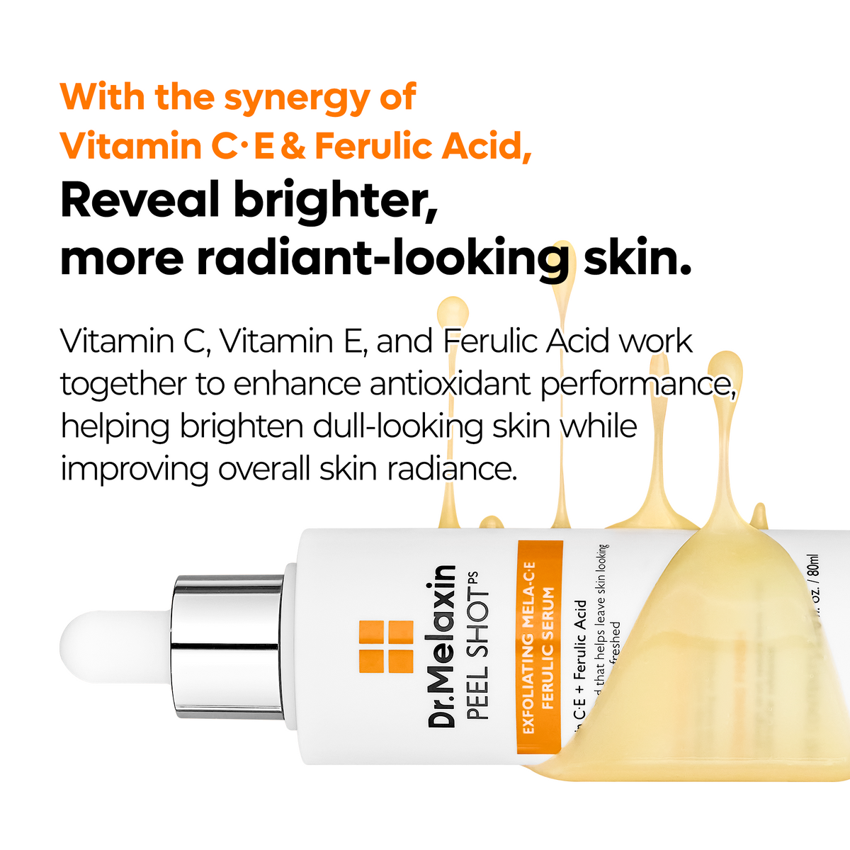 Dr.Melaxin Peel Shot Exfoliating Mela-CE Ferulic Serum 80ml
