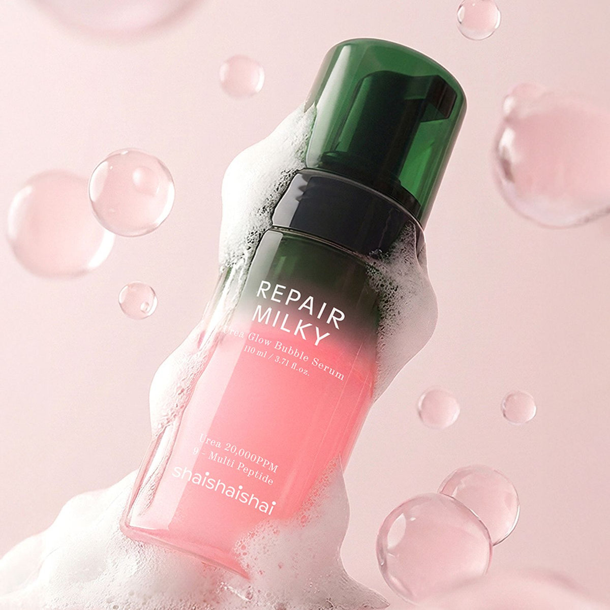 shaishaishai Repair Milky Urea Glow Bubble Serum 110ml