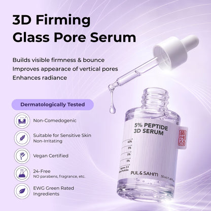 PUL & SAHM 5% Peptide 3D Serum 50ml