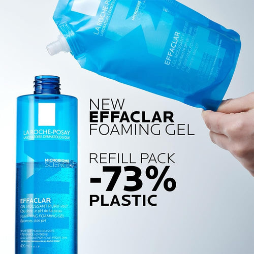 La Roche-Posay Effaclar +M Purifying Foaming Gel Cleanser Refill 400mL