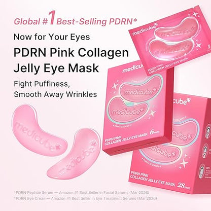 Medicube PDRN PINK COLLAGEN JELLY EYE MASK (1 POUCH / 1 PAIR)