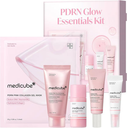 Medicube PDRN Glow Essentials Kit Mini Skincare Travel Set
