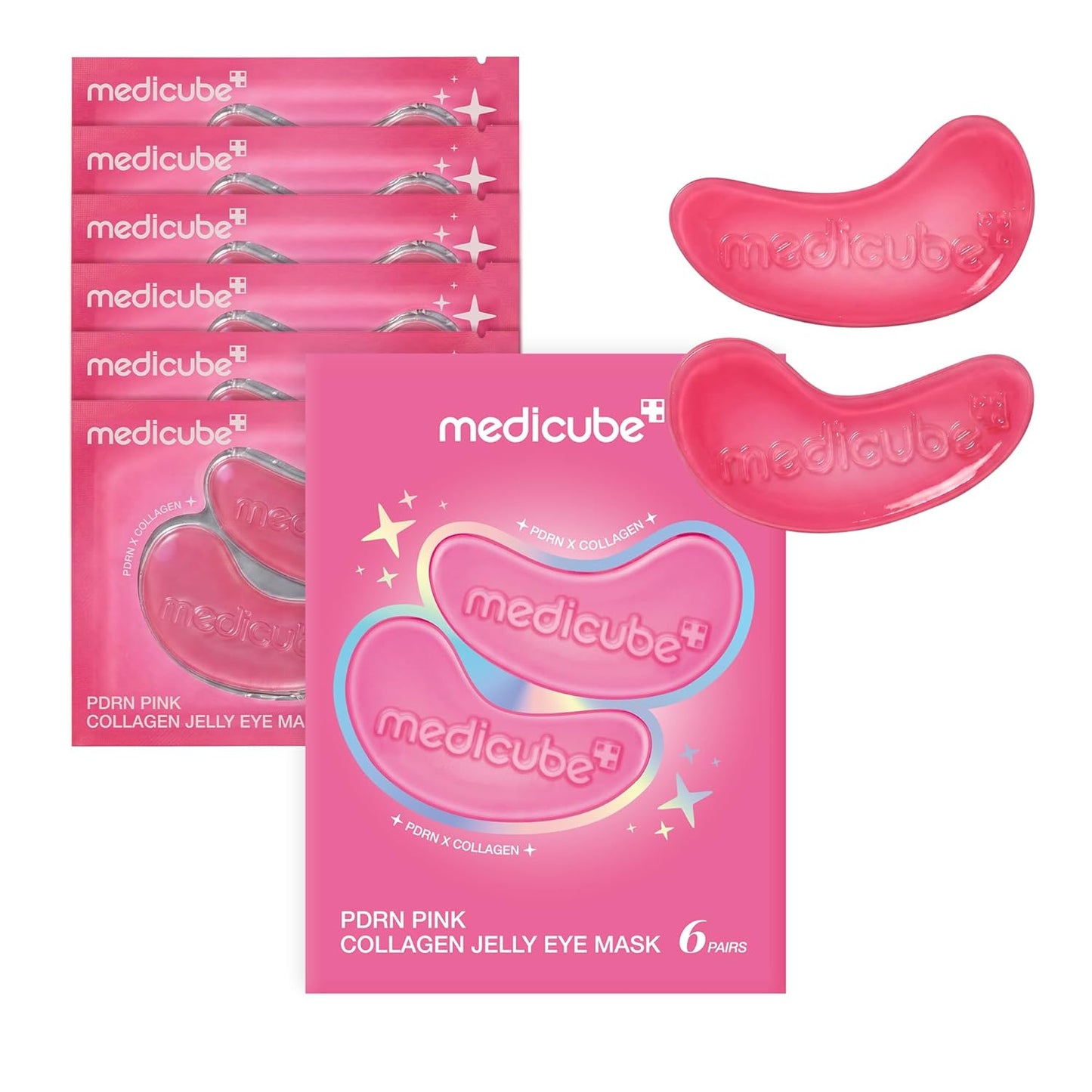 Medicube PDRN PINK COLLAGEN JELLY EYE MASK (1 POUCH / 1 PAIR)