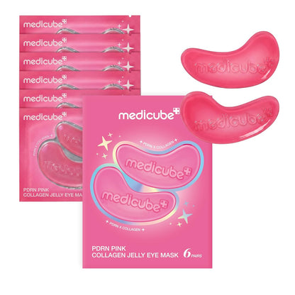 Medicube PDRN PINK COLLAGEN JELLY EYE MASK (1 POUCH / 1 PAIR)
