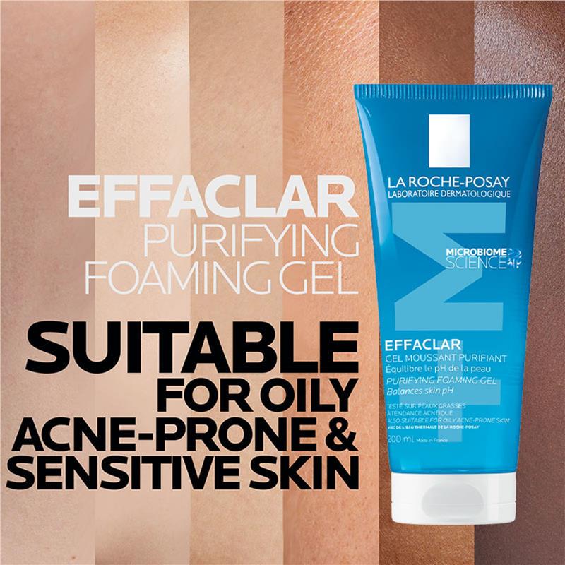 La Roche-Posay La Roche Posay Effaclar Purifying Foaming Gel Anti-Acne Cleanser 200mL