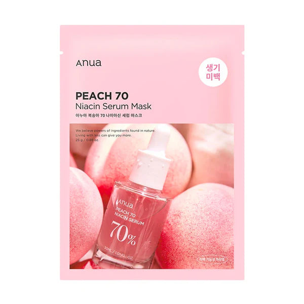 Anua - Peach 70 Niacin Serum Mask - 25ML (1 PIECE)