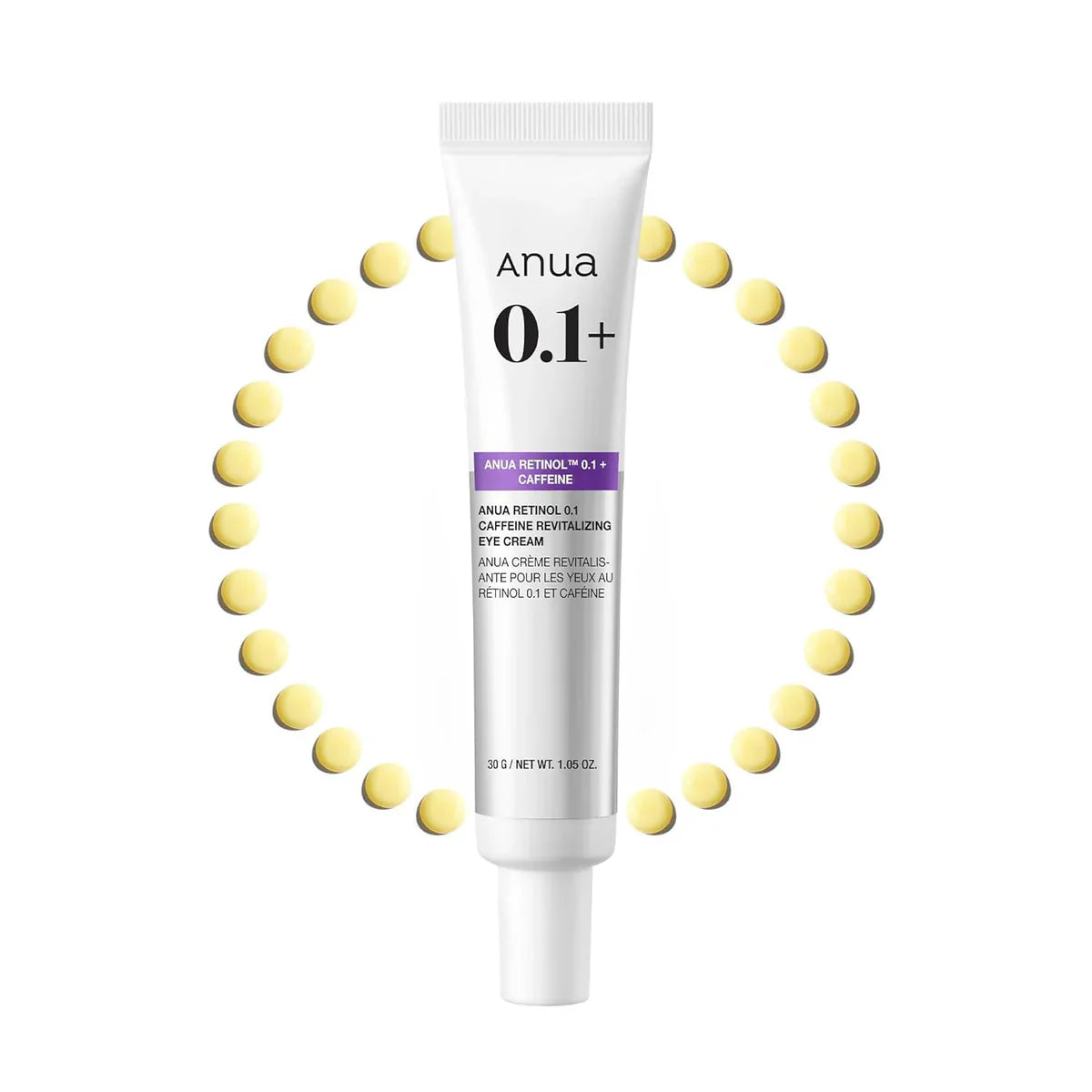 ANUA RETINOL 0.1 CAFFEINE REVITALIZING EYE CREAM 30g