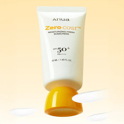 ANUA ZERO-CAST MOISTURIZING FINISH SUNSCREEN 50ml