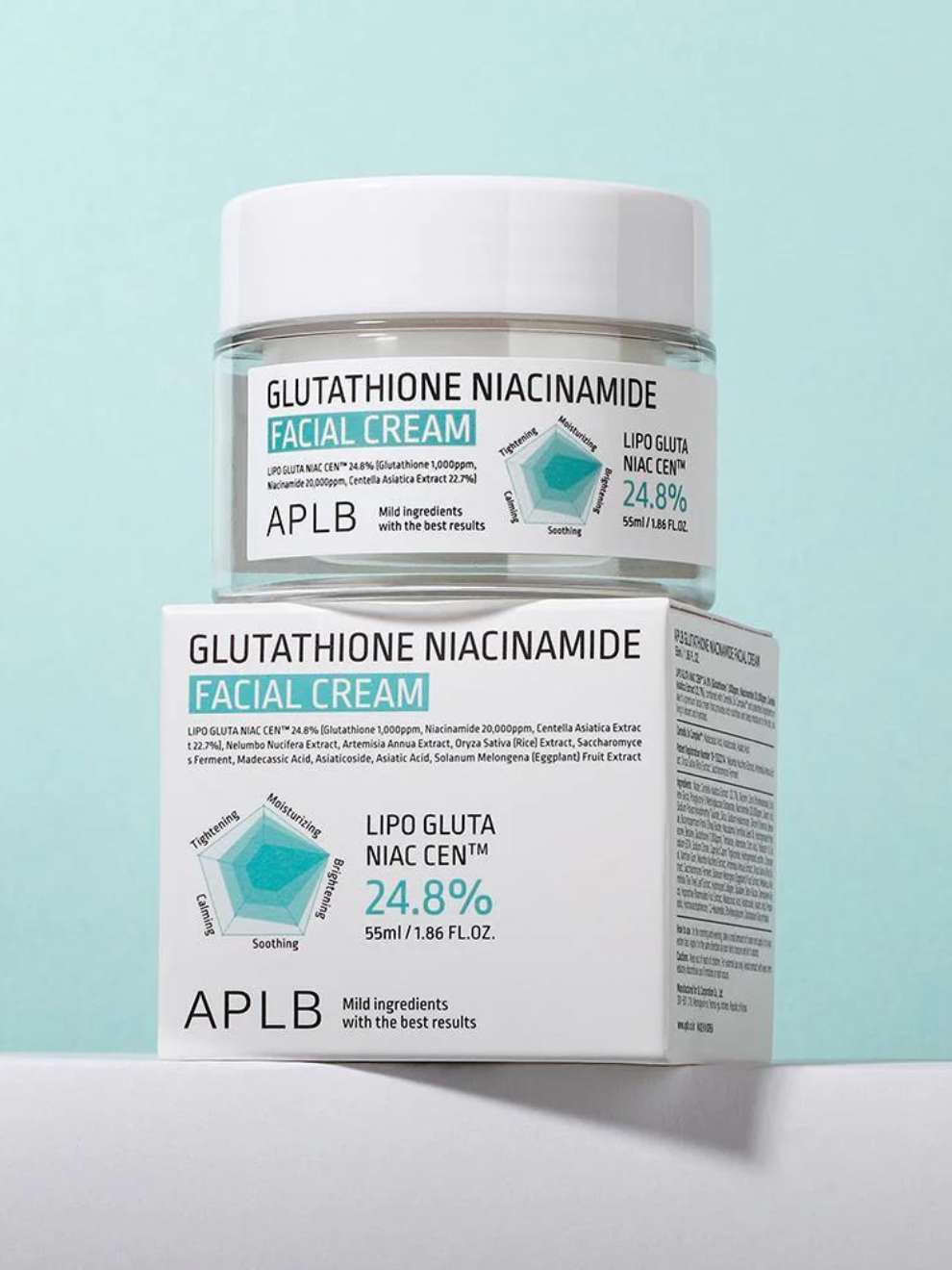 APLB - Glutathione Niacinamide Facial Cream - 55ML