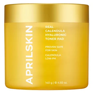 APRILSKIN - Real Calendula Hyaluronic Toner Pad (60 pads)