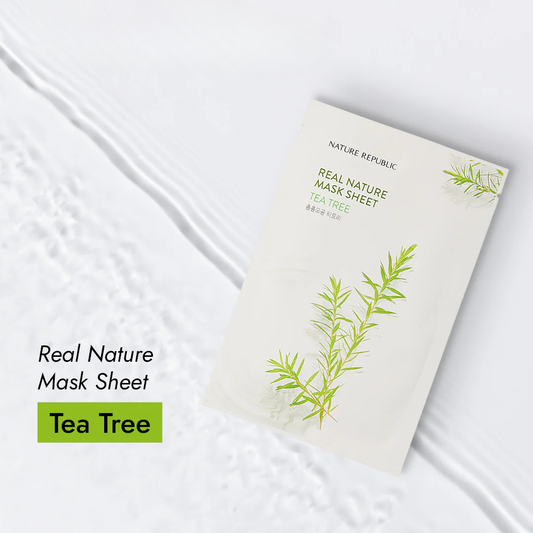 Nature Republic REAL NATURE SHEET MASK TEA TREE 23ML (1EA)