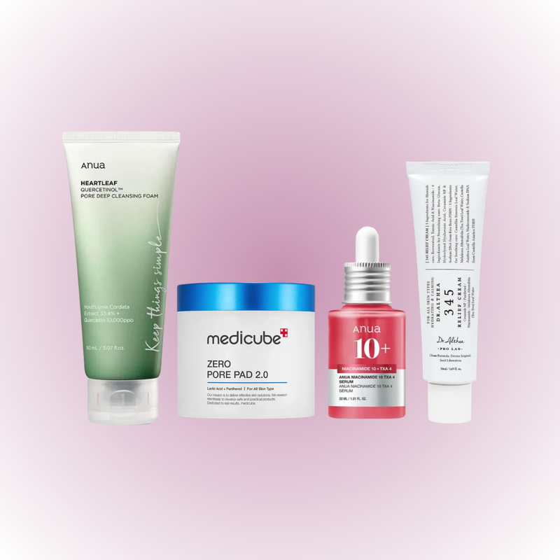 Medicube and Viral TikTok Essentials Glass Skin Set