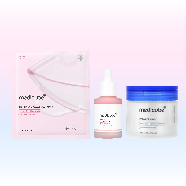 💗 Medicube Pore-to-Pink Glow Set | Refine, Smooth & Radiate