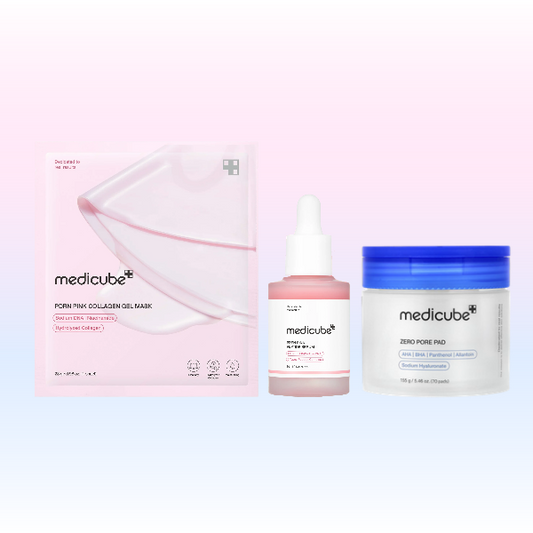 💗 Medicube Pore-to-Pink Glow Set | Refine, Smooth & Radiate