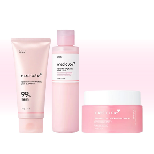 🩷 Medicube Pink-to-Glow Routine | Cleanse, Balance & Moisturise