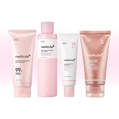 🌙 Medicube Pink Glow Day-to-Night Set | Prep, Protect & Wrap