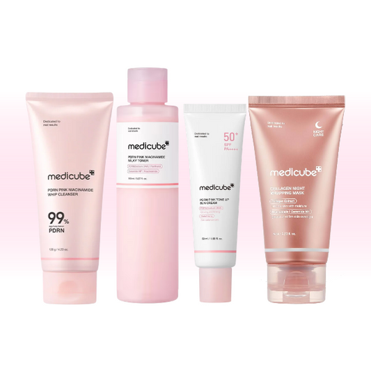 🌙 Medicube Pink Glow Day-to-Night Set | Prep, Protect & Wrap
