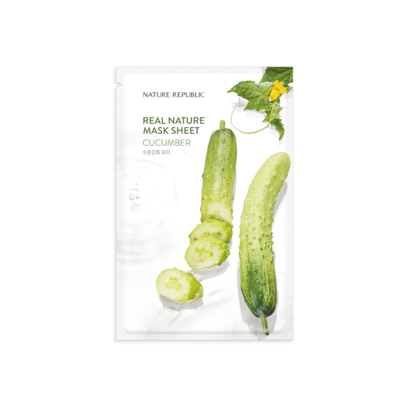 Nature Republic REAL NATURE SHEET MASK CUCUMBER 23ml 1EA