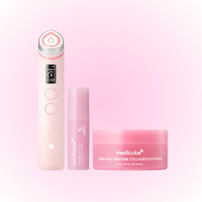 Medicube Glow Tech & Caffeine Eye Care Set | Boost, Plump & Refresh💗