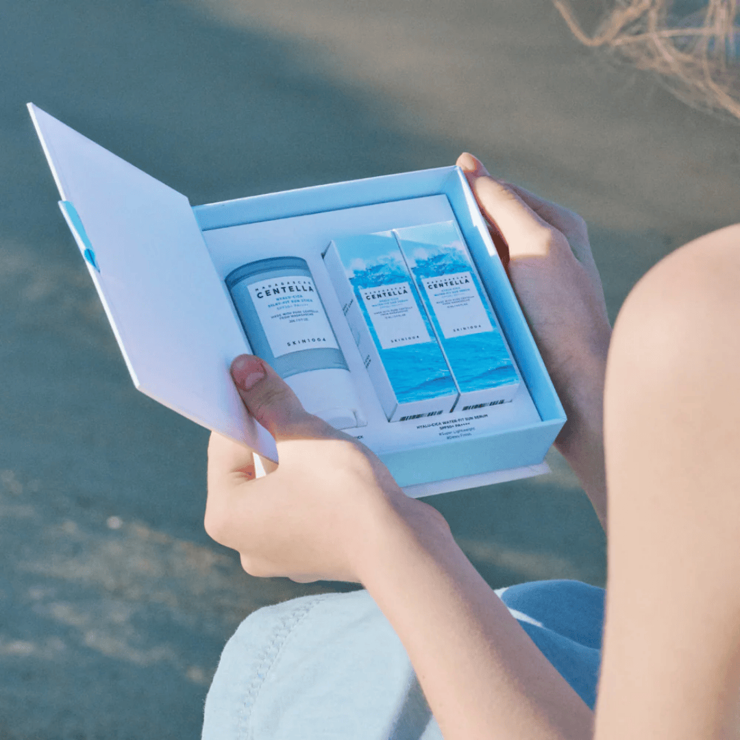 SKIN1004 Hyalu-Cica Sunsational Kit (Sun Stick 20G + Sun Serum Mini 15ML*2)