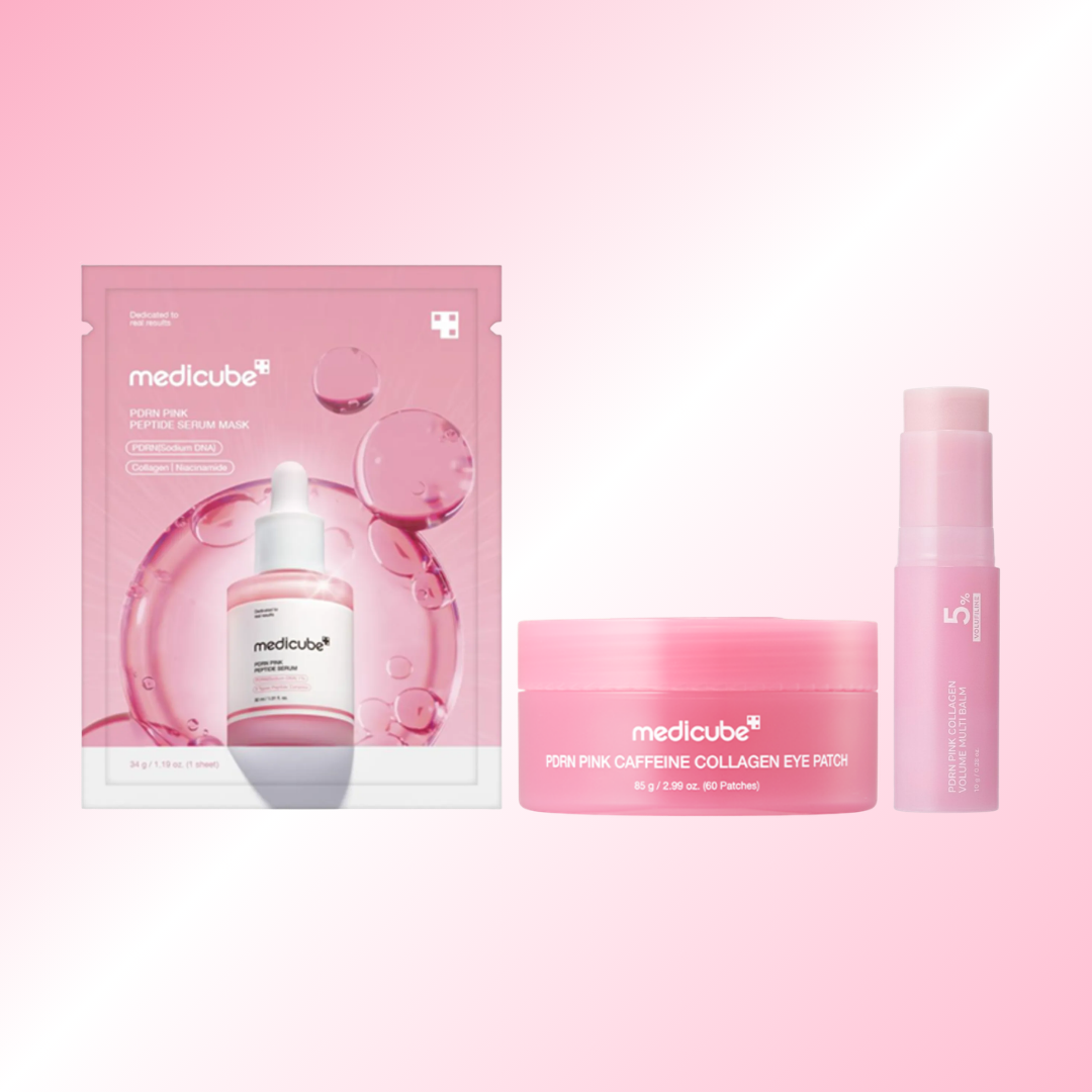 🌸 Medicube PDRN Glow Trio | Hydrate, Firm & Glow