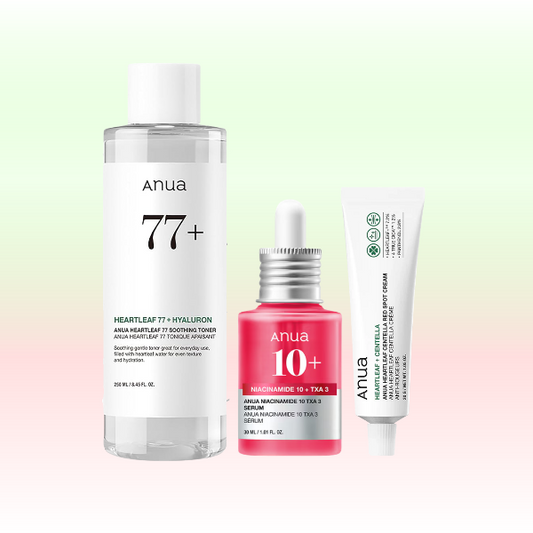 🌿 Anua Clear Skin Essentials Set | Soothe, Target & Calm