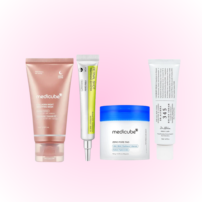 TikTok Famous Medicube Night Set | Viral Overnight Skin Reset Routine✨
