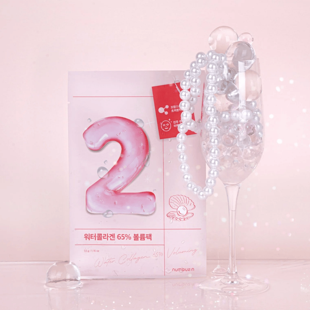 numbuzin - No. 2 Water Collagen 65% Voluming Sheet Mask (4 PIECES)