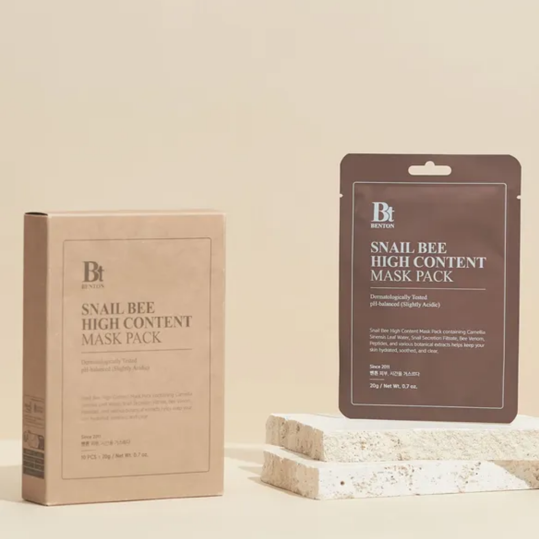 Benton Snail Bee High Content Mask Pack Sheet 20g (1 Pc)