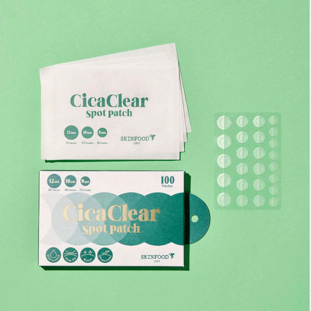 Skinfood - Cica Clear Spot Patch Set (12mmx20ea/10mmx48ea/8mmx32ea)