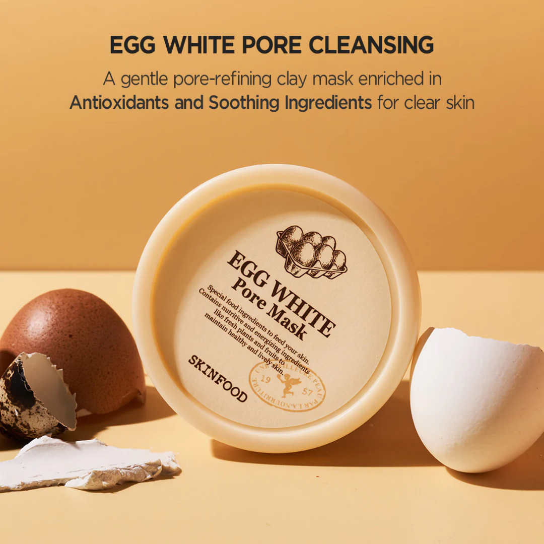 SKINFOOD - Egg White Pore Mask (120g)
