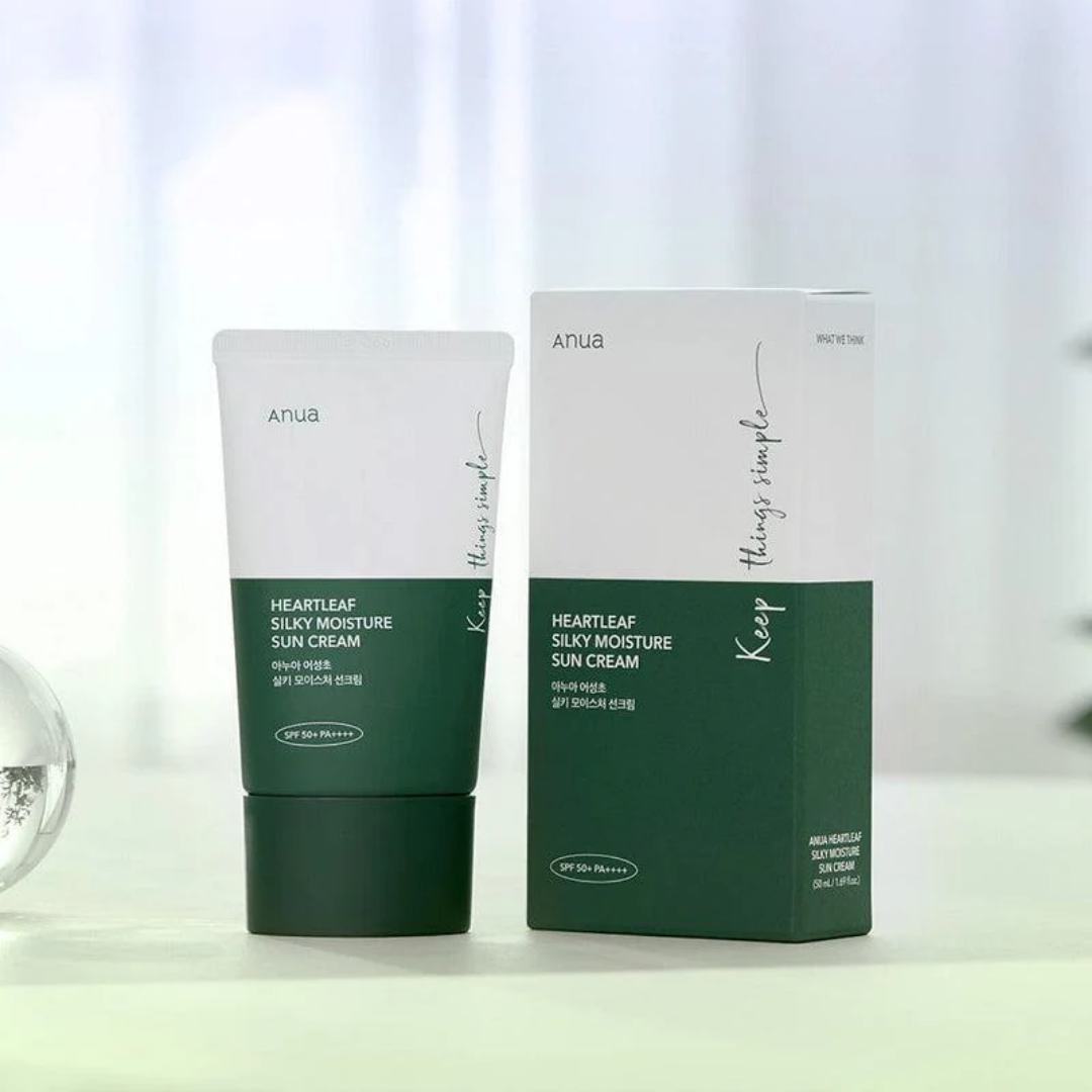 Anua - Heartleaf Silky Moisture Sunscreen - 50ML