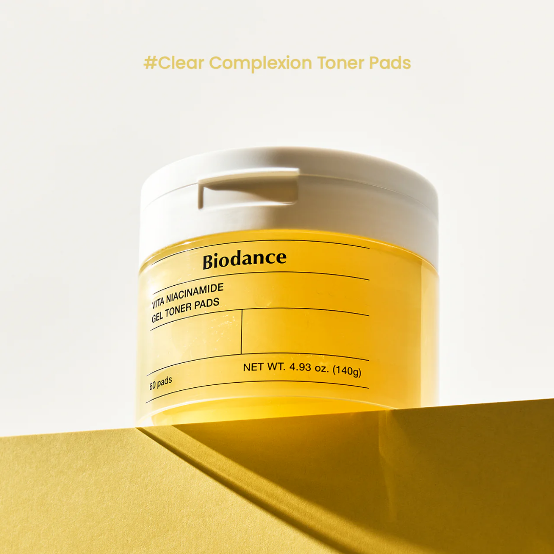 Biodance Vita Niacinamide Gel Toner Pads 60 ea