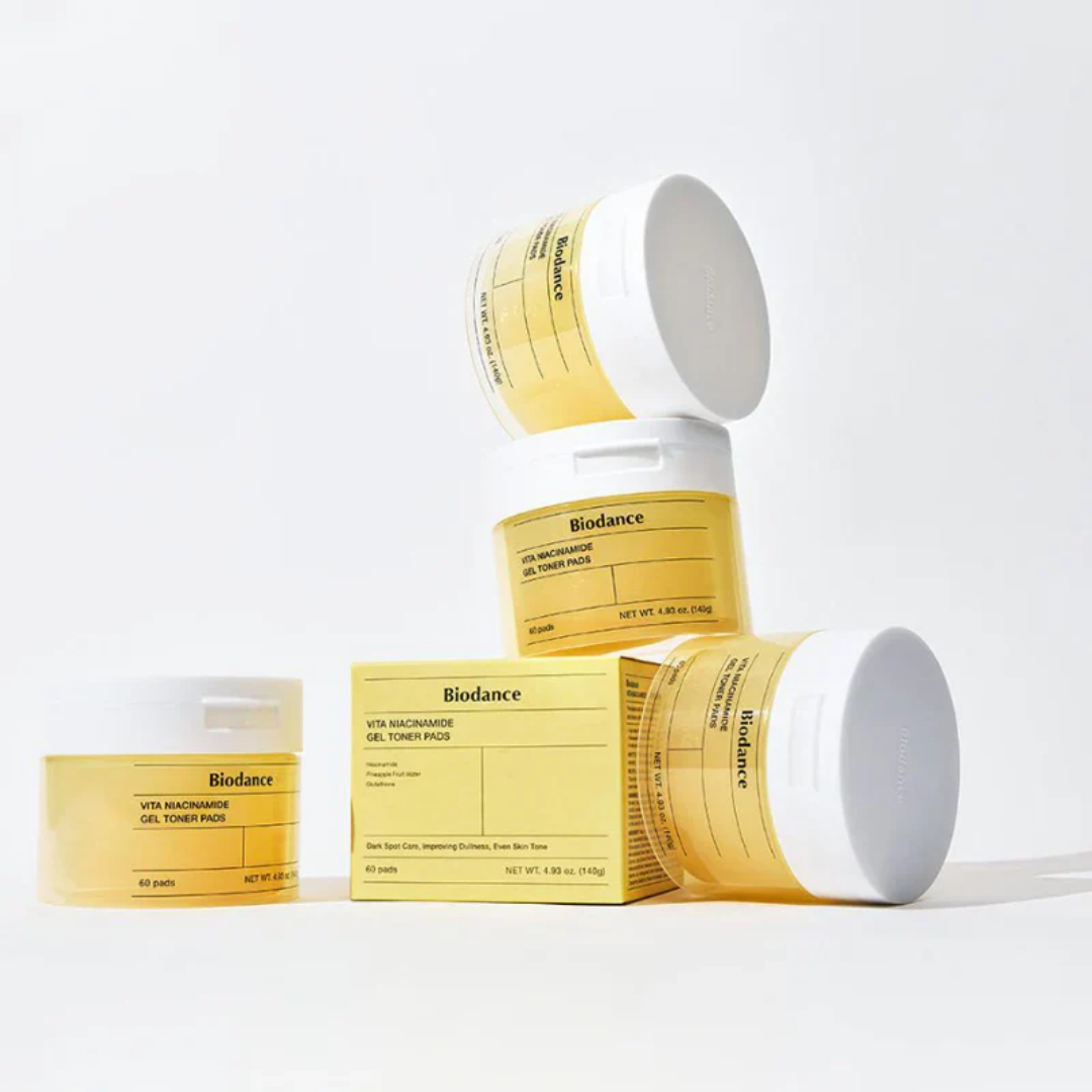 Biodance Vita Niacinamide Gel Toner Pads 60 ea
