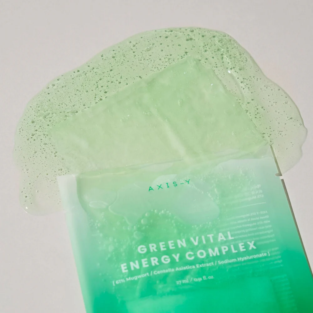Axis-Y Mugwort Green Vital Energy Complex Sheet Mask 27ml