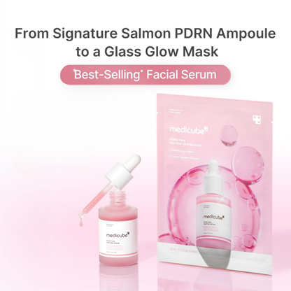 MEDICUBE PDRN PINK PEPTIDE SERUM MASK (1 Piece)
