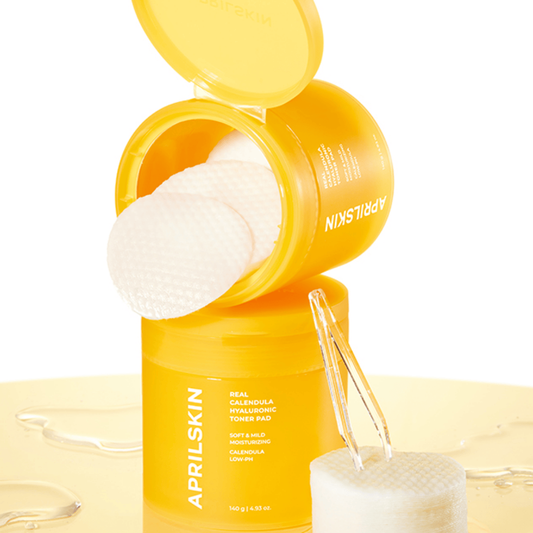 APRILSKIN - Real Calendula Hyaluronic Toner Pad (60 pads)