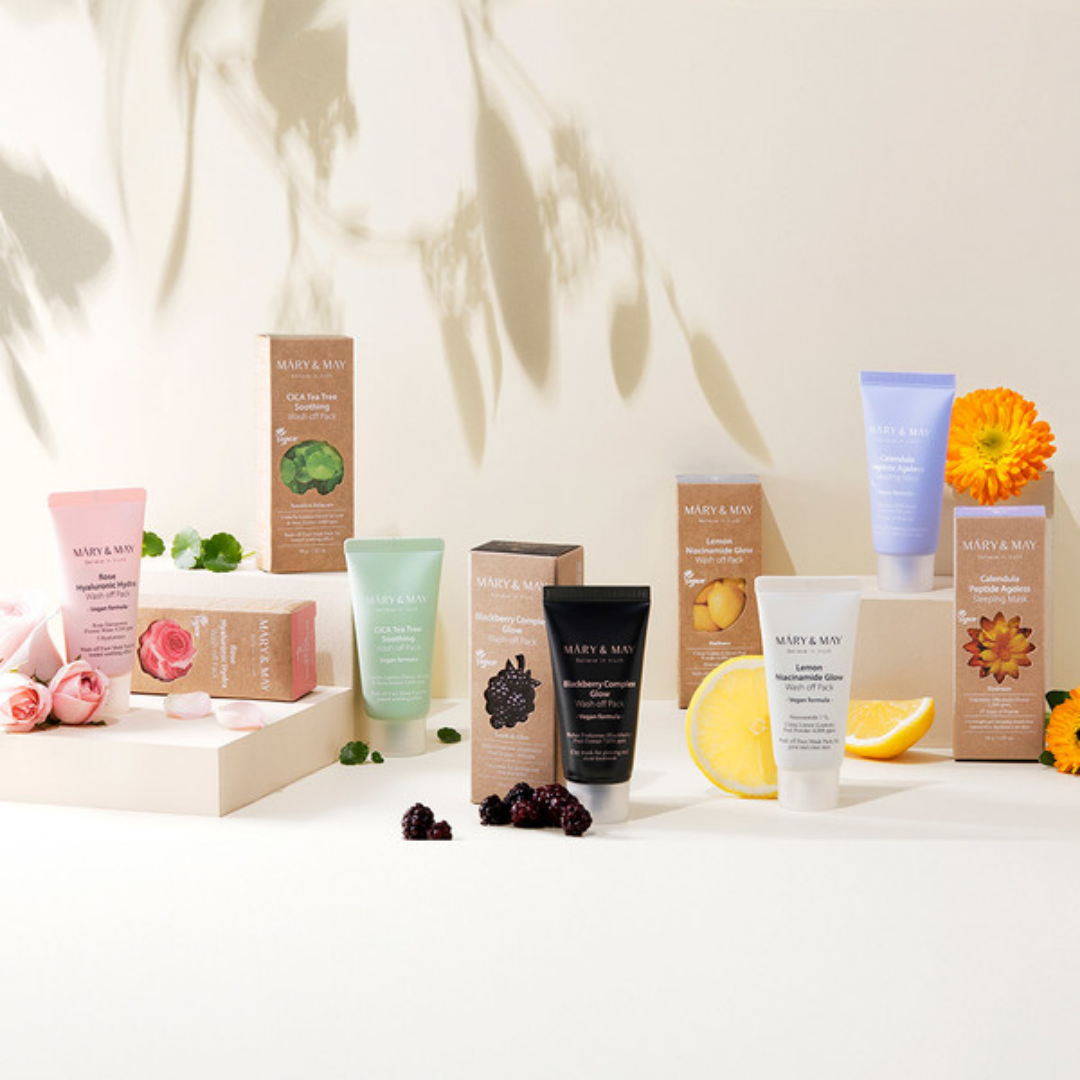 Mary&May - Vegan Wash Off Mask Mini Gift Set (5 PIECES)