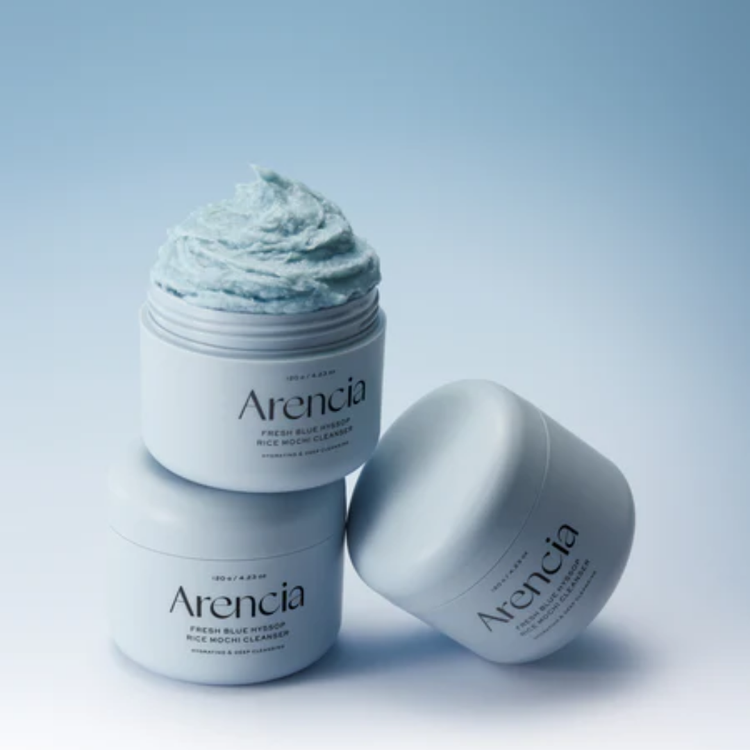 Arencia - Fresh Blue Hyssop Rice Mochi Cleanser 120G