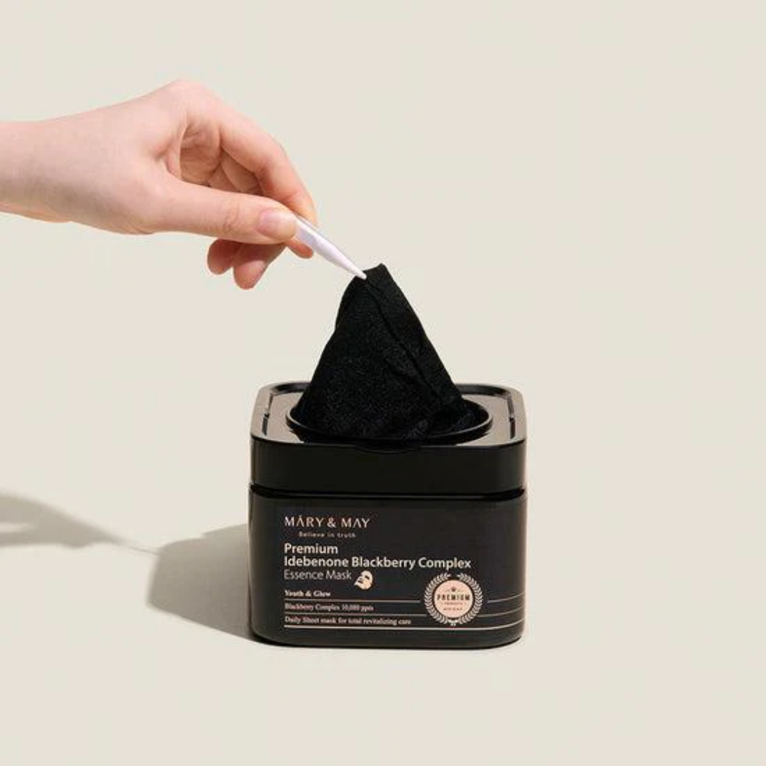 Mary&May Premium Idebenon Blackberry Complex Ampoule Mask (20EA)