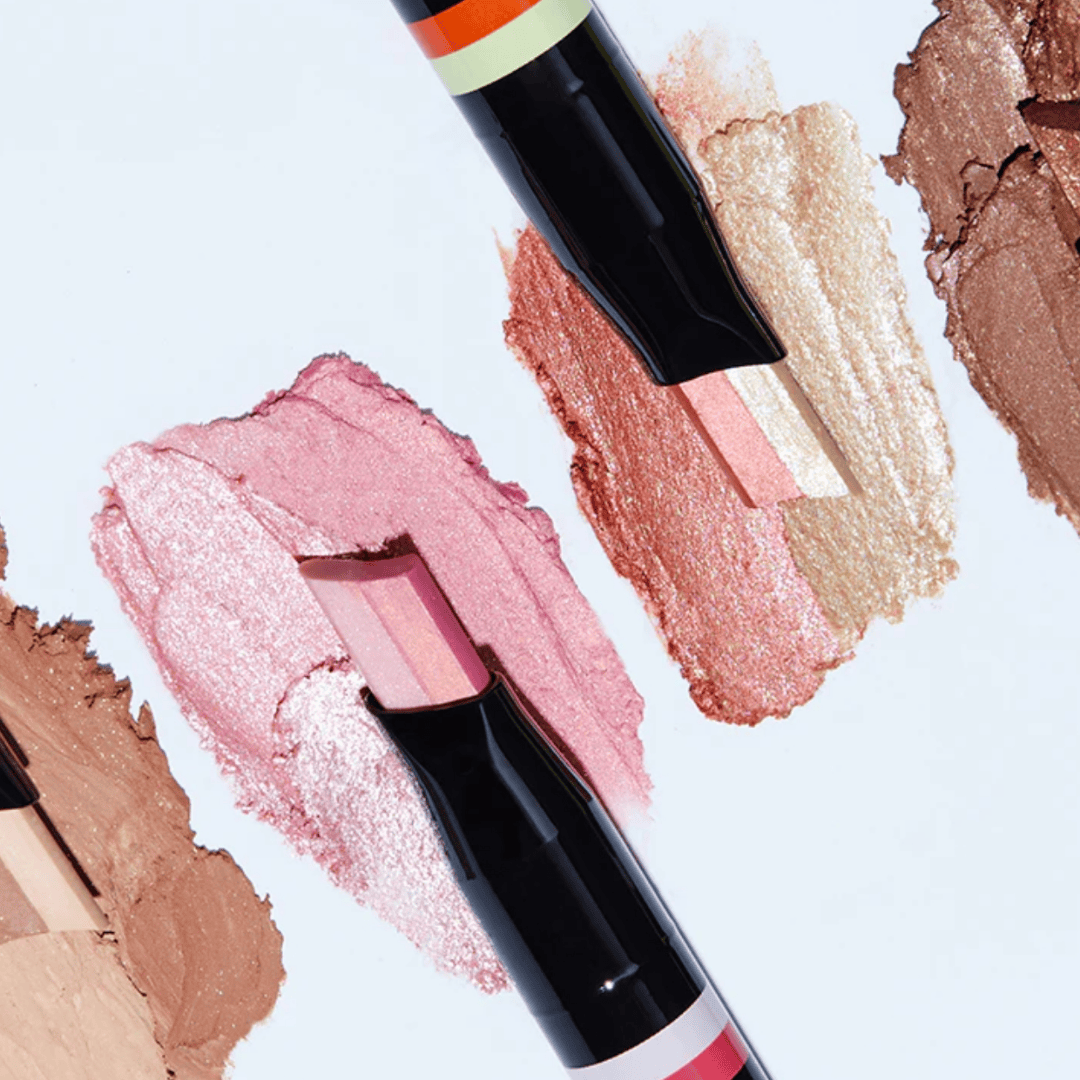 ELROEL -  Blanc Double Shadow Stick #01  Gold‑Espresso