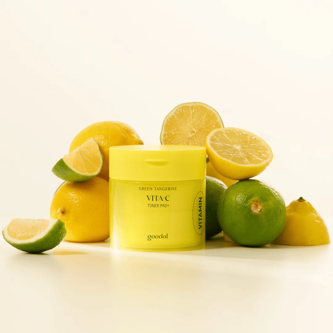 Goodal Green Tangerine Vita-C Dark Spot Care Pad Toner Pad+ (70 pads)