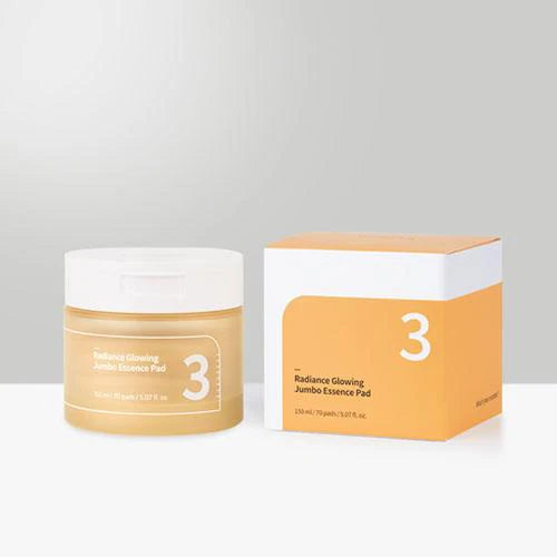 Numbuzin No.3 Radiance Glowing Jumbo Essence Pad (150ml *70ea)