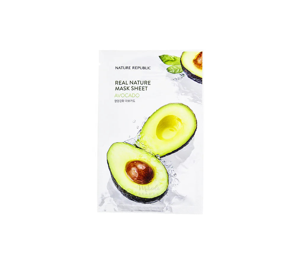 Nature Republic REAL NATURE SHEET MASK AVOCADO 23ml