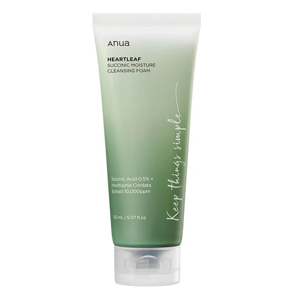 Anua - Heartleaf Succinic Moisture Cleansing Foam - 150ML