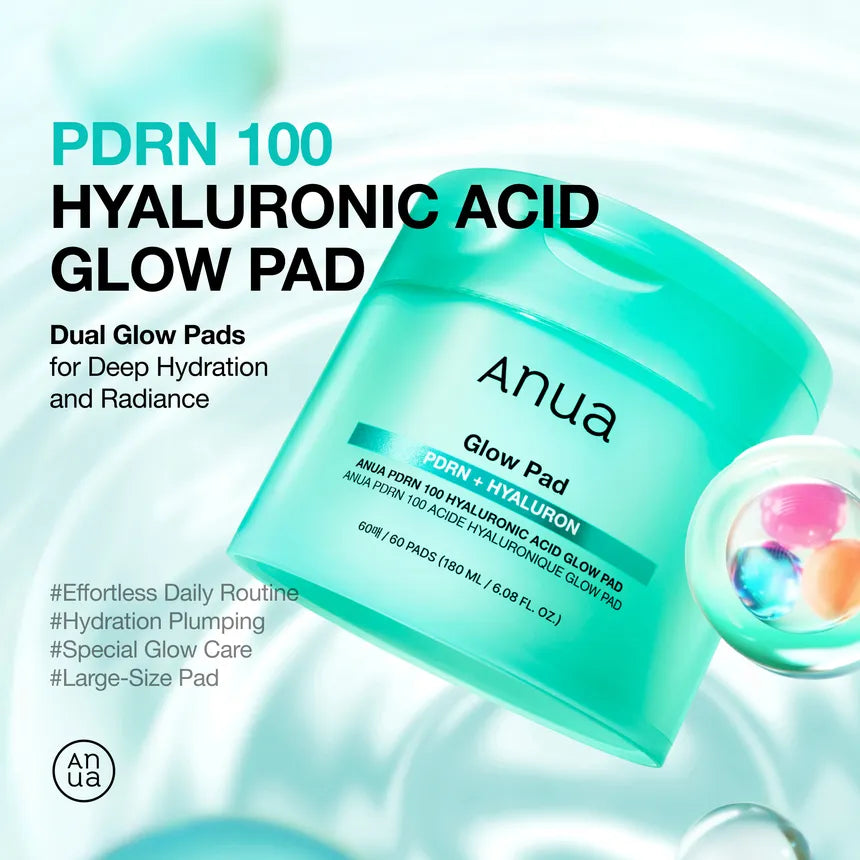 Anua - PDRN 100 Hyaluronic Acid Glow Pad (60 pads)
